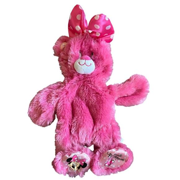 New unstuffed Build a Bear Full Size Disney Pink Minnie Mouse Bear II Plush Toy - Picture 1 of 4